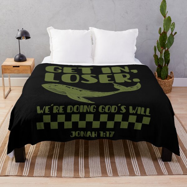 Item preview, Get In, Loser, We're Doing God's Will - Jonah 1:17 - Funny Christian - Green Color designed and sold by MoriaStore.