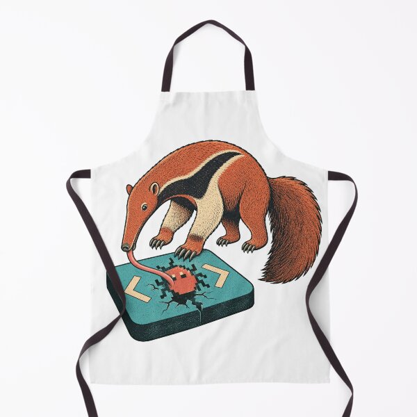 Item preview, Bug-Fixing Anteater – Funny Programmer Creature designed and sold by yagniikd-.