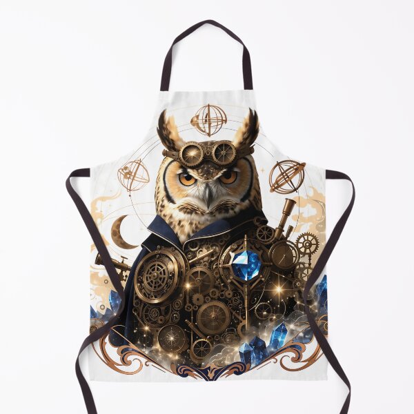 Item preview, Steampunk Astronomer Owl designed and sold by Neural-canvas.