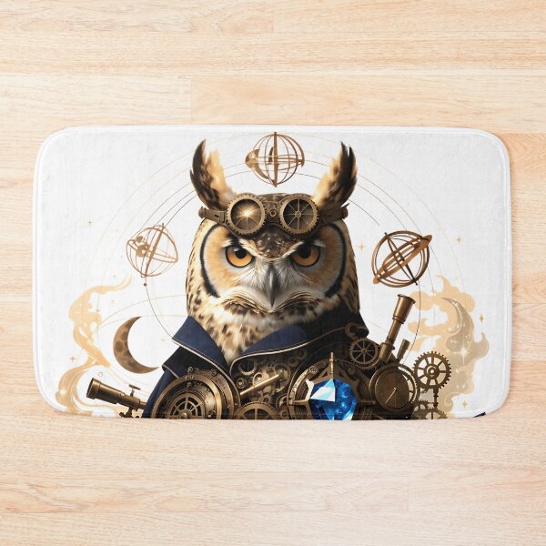 Item preview, Steampunk Astronomer Owl designed and sold by Neural-canvas.