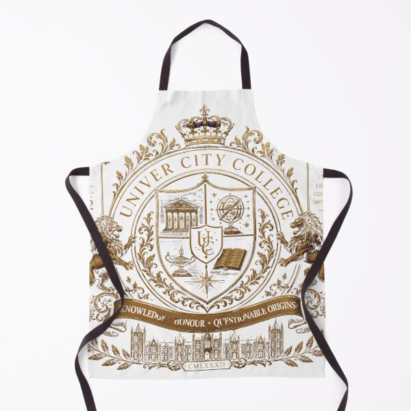 Item preview, Univer City College Funny Fake Ivy League Crest Gold Edition designed and sold by lifrary365.