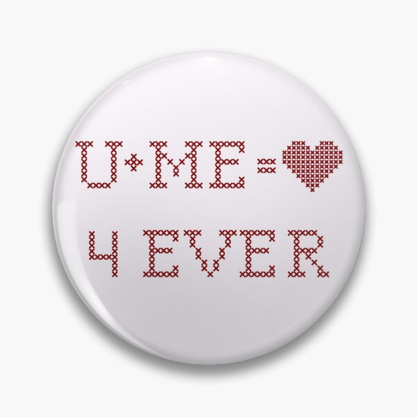 Item preview, U + Me = <3 4 Ever Cross Stitch Olivia Rodrigo designed and sold by starburnedgirls.