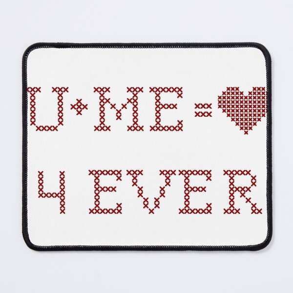 Item preview, U + Me = <3 4 Ever Cross Stitch Olivia Rodrigo designed and sold by starburnedgirls.