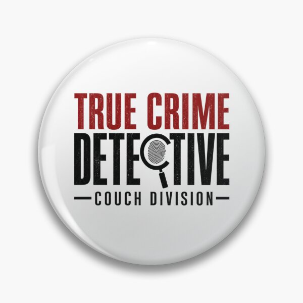 Item preview, True Crime Detective Couch Division, Funny Crime Typography designed and sold by Jandedan.