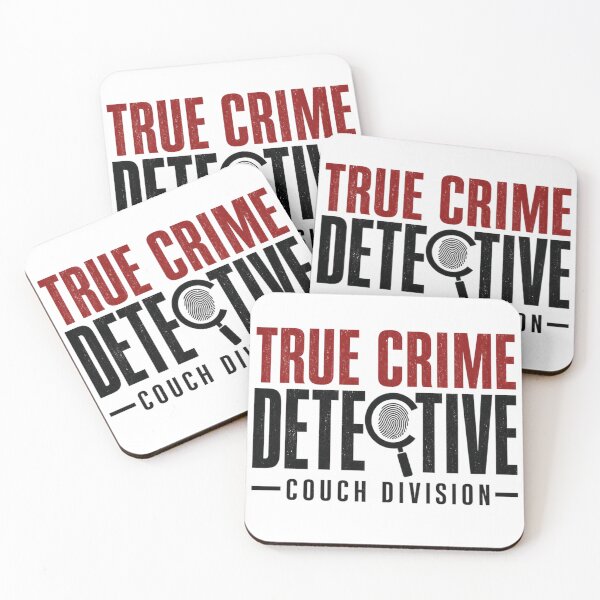 Item preview, True Crime Detective Couch Division, Funny Crime Typography designed and sold by Jandedan.