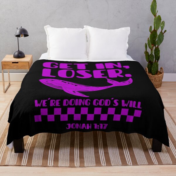 Item preview, Get In, Loser, We're Doing God's Will - Jonah 1:17 - Funny Christian - Purple Color designed and sold by MoriaStore.