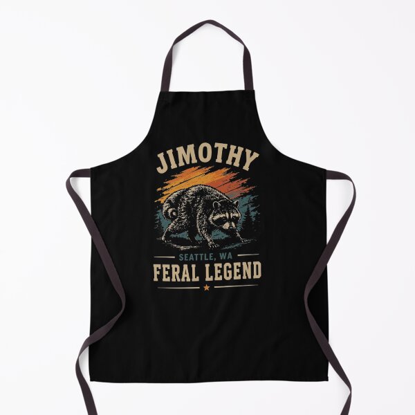 Item preview, Jimothy Raccoon Feral Legend T-Shirt | Seattle WA Vintage Sunset designed and sold by ChockletBoy.