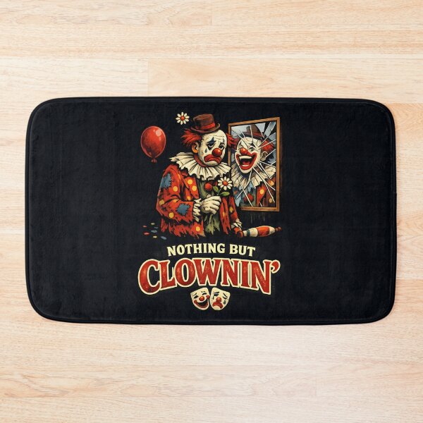 Item preview, Nothing But Clownin' – Circus Vintage Horror clown designed and sold by SidTastic .