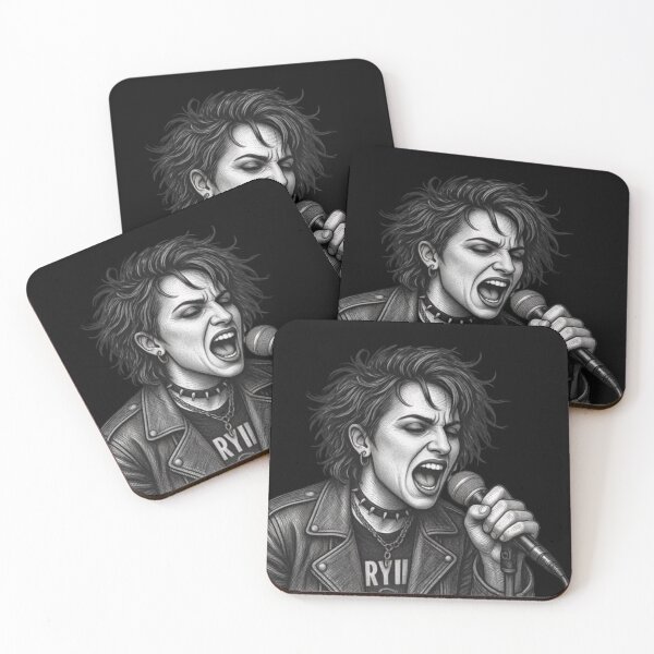 Item preview, Vintage 80s punk rock singer designed and sold by Artsformore.