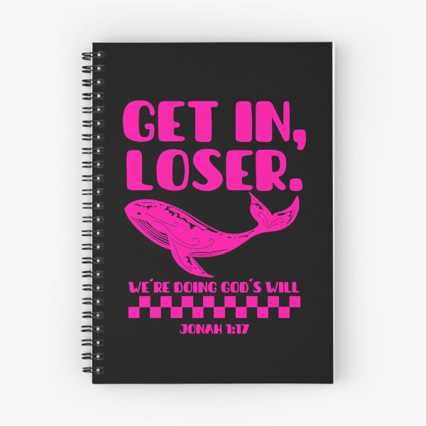 Item preview, Get In, Loser, We're Doing God's Will - Jonah 1:17 - Funny Christian - Pink Color designed and sold by MoriaStore.