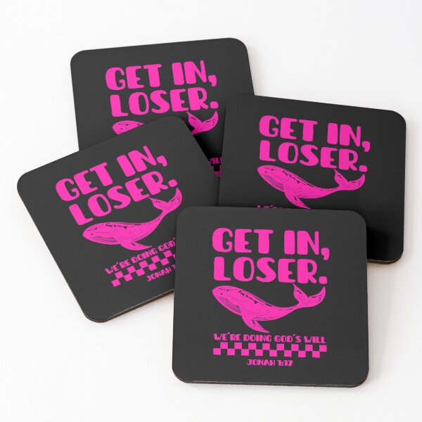 Item preview, Get In, Loser, We're Doing God's Will - Jonah 1:17 - Funny Christian - Pink Color designed and sold by MoriaStore.