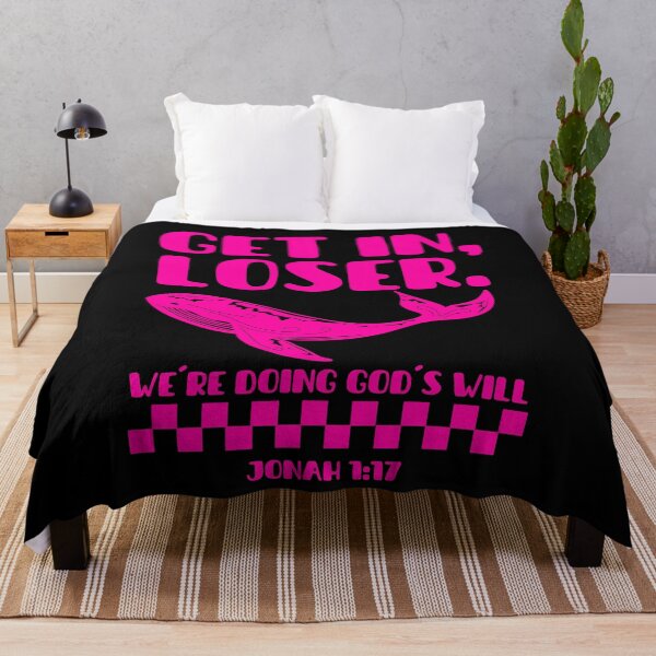 Item preview, Get In, Loser, We're Doing God's Will - Jonah 1:17 - Funny Christian - Pink Color designed and sold by MoriaStore.