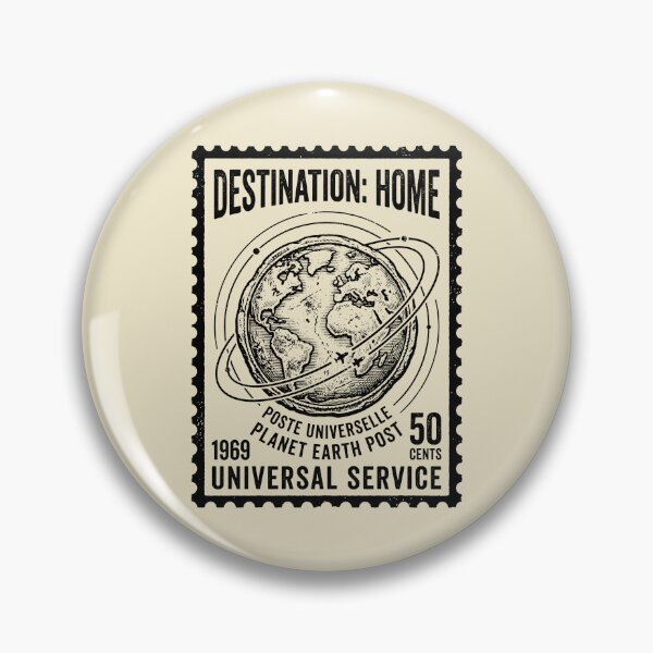 Item preview, Vintage Travel Graphic Space Exploration Planet Earth Globe Postage designed and sold by SplashTastic.