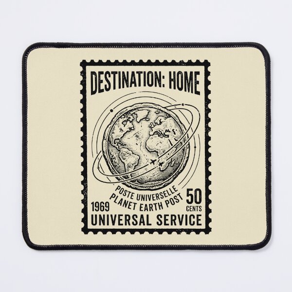 Item preview, Vintage Travel Graphic Space Exploration Planet Earth Globe Postage designed and sold by SplashTastic.