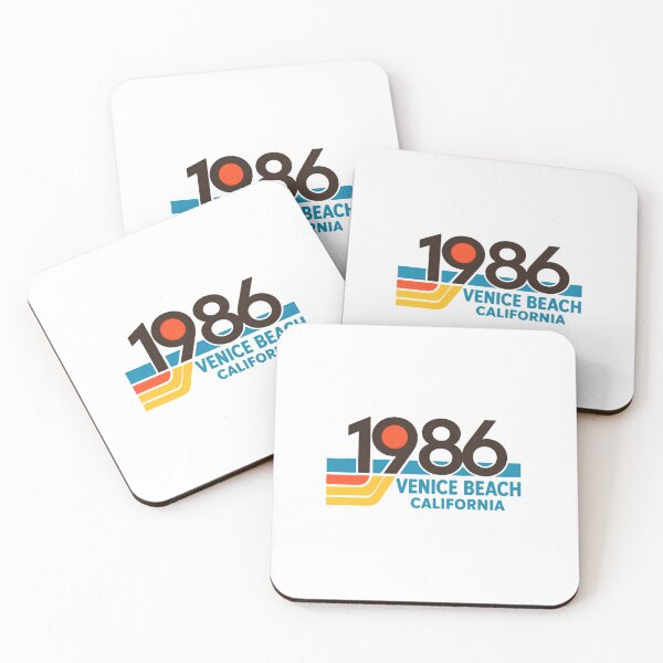 Item preview, 1986 Venice Beach California: Vintage Retro 80s Sunset Graphic designed and sold by Colorful-Garden.