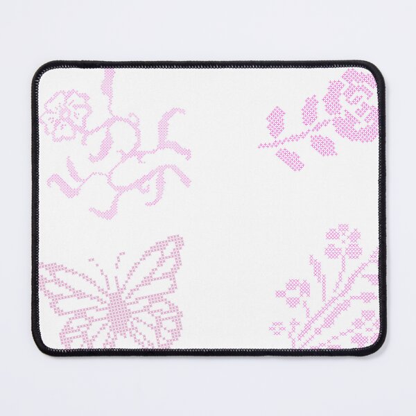 Item preview, Girly Feminine Cross Stitch Flower Sticker Pack designed and sold by starburnedgirls.
