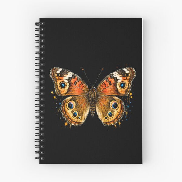 Item preview, Common Buckeye Butterfly Watercolor Art – Colorful Nature Illustration designed and sold by ColorSplash123.