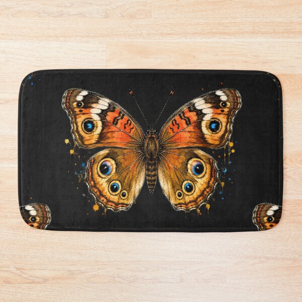Item preview, Common Buckeye Butterfly Watercolor Art – Colorful Nature Illustration designed and sold by ColorSplash123.