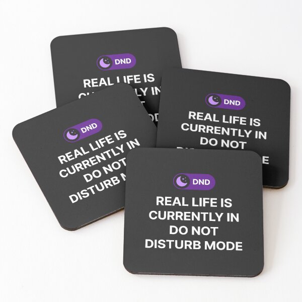 Item preview, Introvert Humor Do Not Disturb Minimalist Tech Aesthetic Toggle designed and sold by SplashTastic.