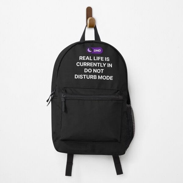 Item preview, Introvert Humor Do Not Disturb Minimalist Tech Aesthetic Toggle designed and sold by SplashTastic.