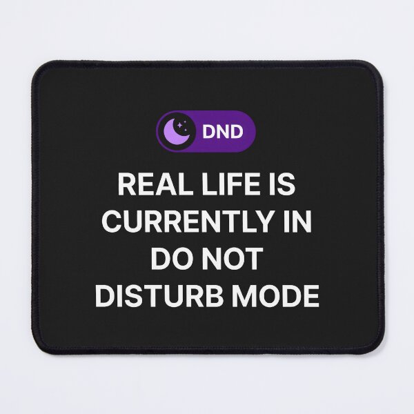 Item preview, Introvert Humor Do Not Disturb Minimalist Tech Aesthetic Toggle designed and sold by SplashTastic.