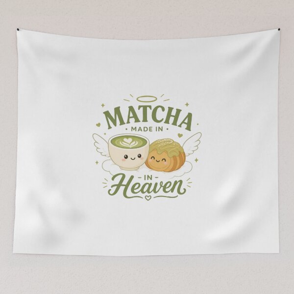 Item preview, Matcha Made In Heaven Cute Food Pun  designed and sold by Cerys-GS.