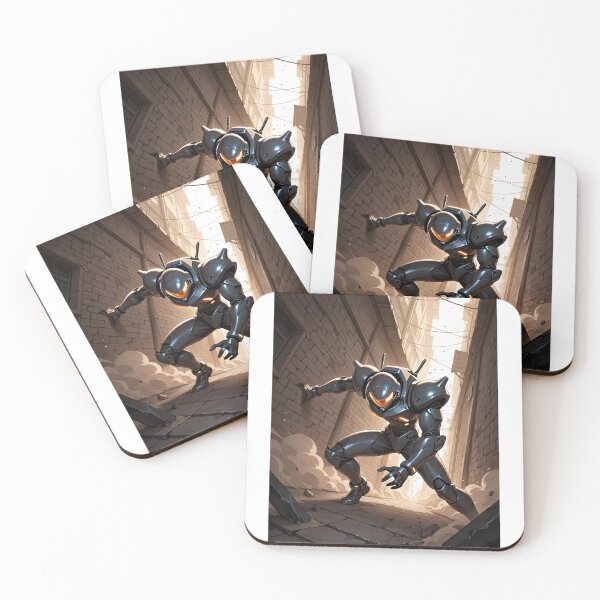 Item preview, Science Fiction - Advanced Robotic Character, Dynamic Cyberpunk Illustration designed and sold by AnimeShin.