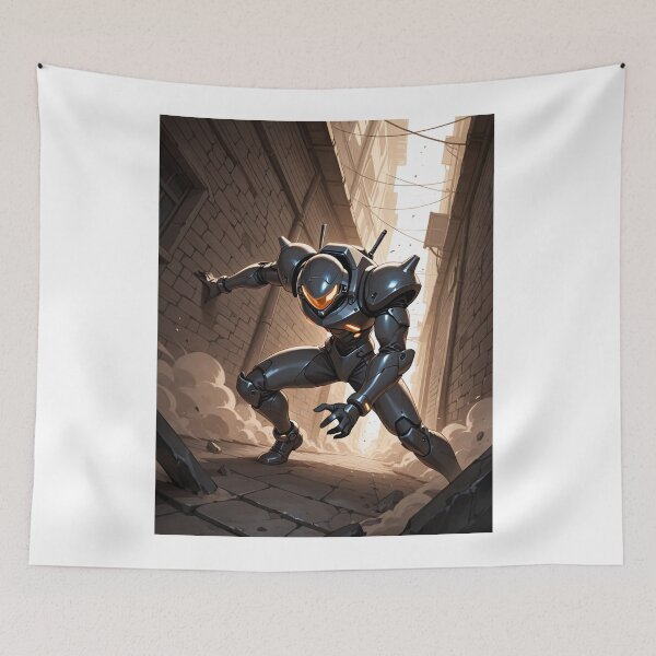 Item preview, Science Fiction - Advanced Robotic Character, Dynamic Cyberpunk Illustration designed and sold by AnimeShin.