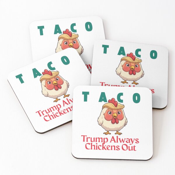 Item preview, TACO acronym Trump Always Chickens Out designed and sold by BunnyLegz.