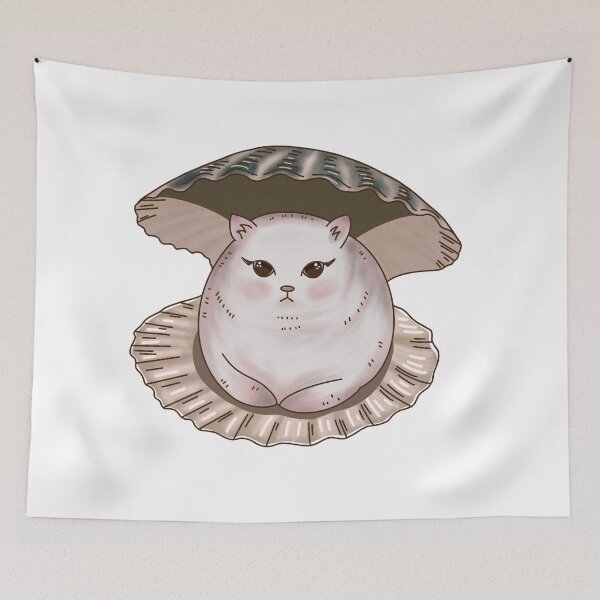 Item preview, Pearl Cat - Pure Clam & Glam designed and sold by Kakon-52.