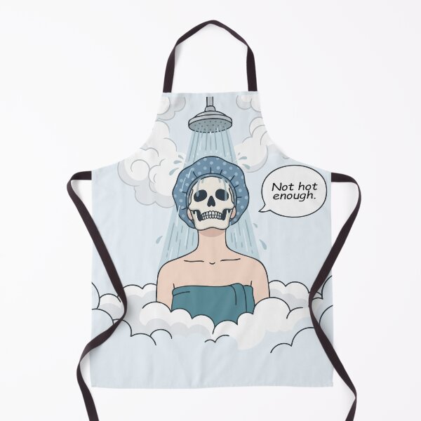 Item preview, Not Hot Enough - Funny Women Take Too Hot Showers Skeleton designed and sold by Vanilla-Girl.