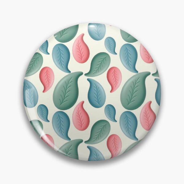 Item preview, Pastel Leaf Pattern | Blue Pink Sage Green Botanical Design | Modern Nature Illustration designed and sold by HopeAndHustle.