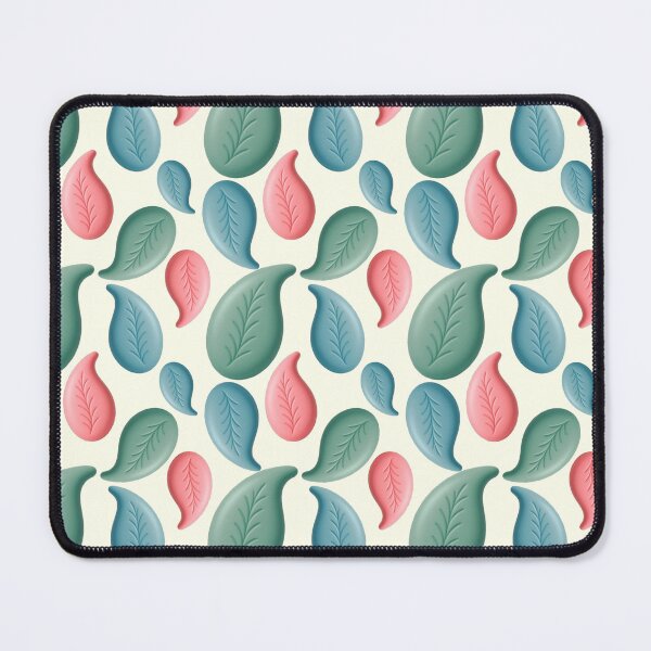 Item preview, Pastel Leaf Pattern | Blue Pink Sage Green Botanical Design | Modern Nature Illustration designed and sold by HopeAndHustle.