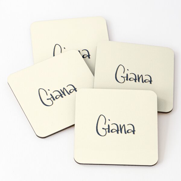Item preview, GIANA personalized type design designed and sold by CharlottePlaceArt.