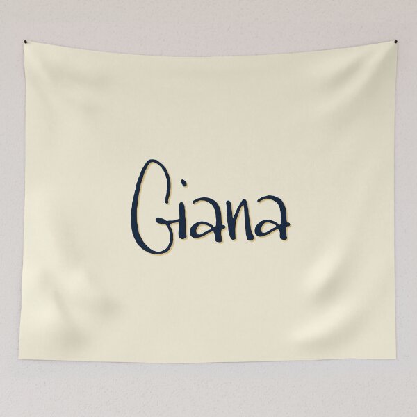 Item preview, GIANA personalized type design designed and sold by CharlottePlaceArt.