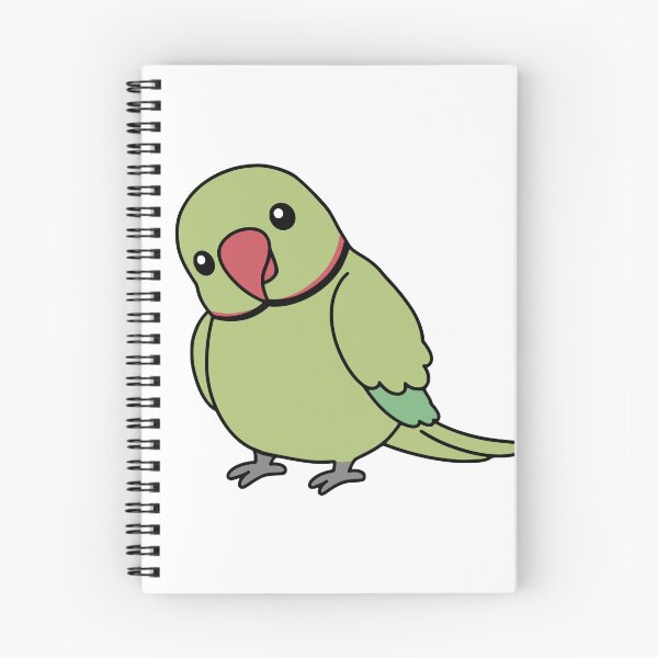 Item preview, Cute Green Indian Ringneck Parakeet designed and sold by Doodlywood.