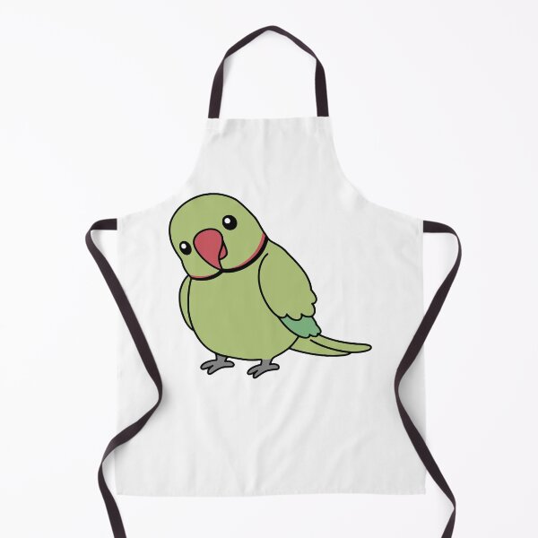 Item preview, Cute Green Indian Ringneck Parakeet designed and sold by Doodlywood.