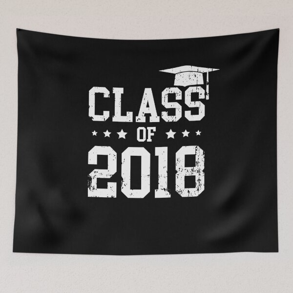 Item preview, Class of 2018, School University College Graduation designed and sold by PugSwagClothing.