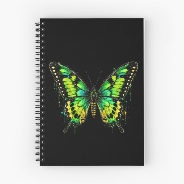 Item preview, Green Birdwing Butterfly Watercolor Art – Vibrant Tropical Nature Illustration designed and sold by ColorSplash123.