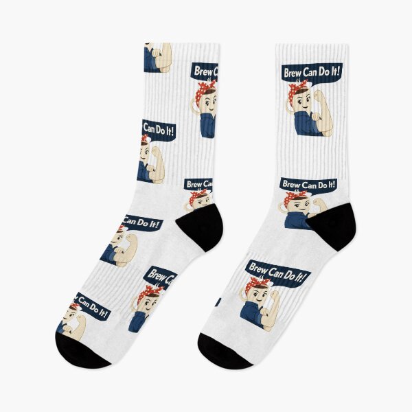 Item preview, Brew Can Do It Rosie the Riveter Funny Coffee Pun designed and sold by Cerys-GS.
