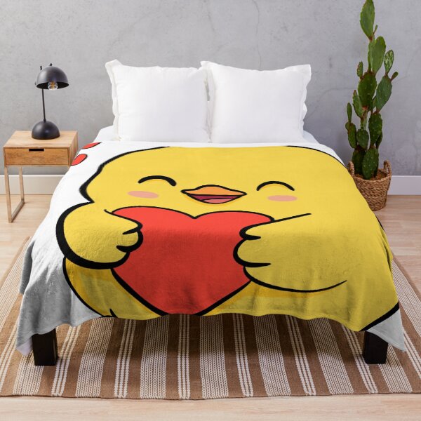 Item preview, Cute Kawaii Yellow Chick Holding Heart Love Sticker designed and sold by LYAN-STORE.