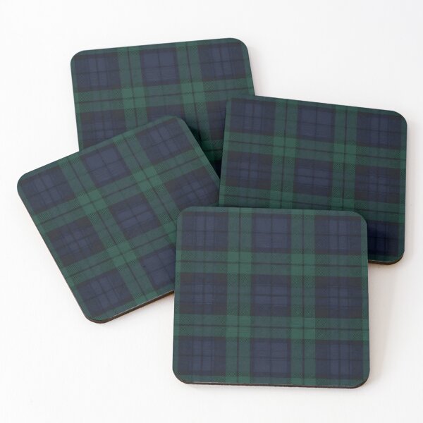Item preview, Classic Forest Green and Navy Tartan Plaid designed and sold by zenjiinspired.