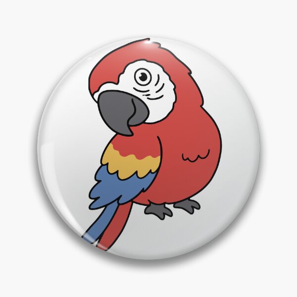 Item preview, Cute Scarlet Macaw Parrot designed and sold by Doodlywood.