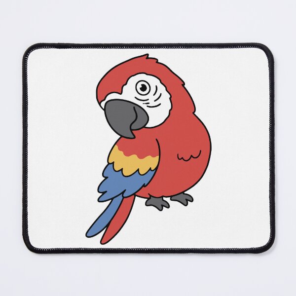 Item preview, Cute Scarlet Macaw Parrot designed and sold by Doodlywood.