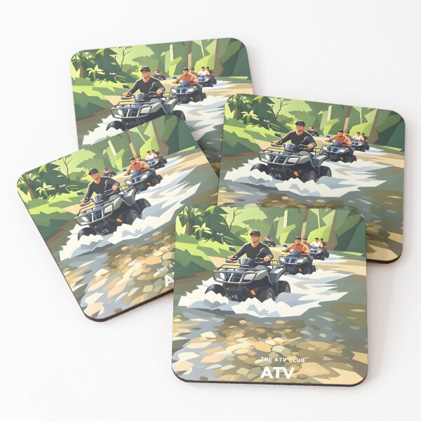 Item preview, ATV Adventure Club | Retro Off-Road Vintage T-Shirt Design designed and sold by Spirit of Siam.