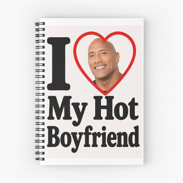 Item preview, Dwayne johnson love my hot boyfriend birthday funny prank meme gift weird designed and sold by CheeseBlueprint.