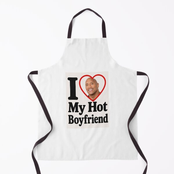 Item preview, Dwayne johnson love my hot boyfriend birthday funny prank meme gift weird designed and sold by CheeseBlueprint.