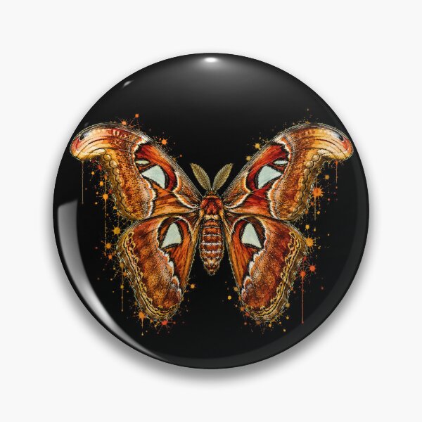 Item preview, Atlas Moth Watercolor Art – Majestic Giant Moth Nature Illustration designed and sold by ColorSplash123.