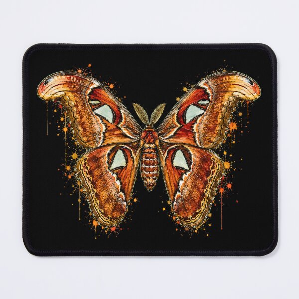 Item preview, Atlas Moth Watercolor Art – Majestic Giant Moth Nature Illustration designed and sold by ColorSplash123.