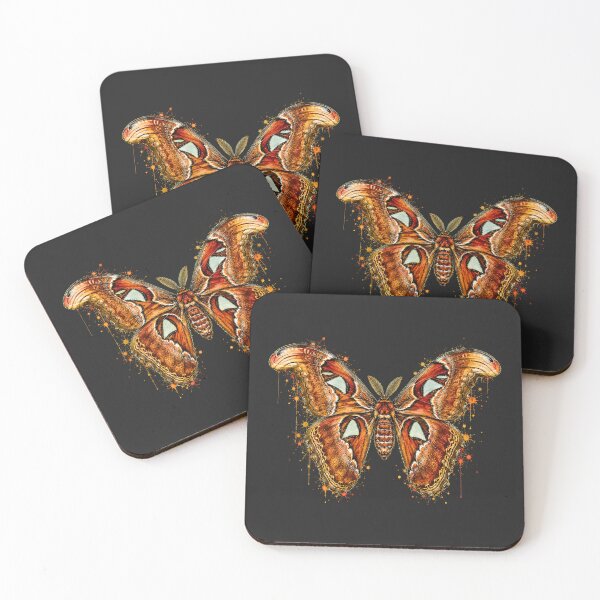 Item preview, Atlas Moth Watercolor Art – Majestic Giant Moth Nature Illustration designed and sold by ColorSplash123.